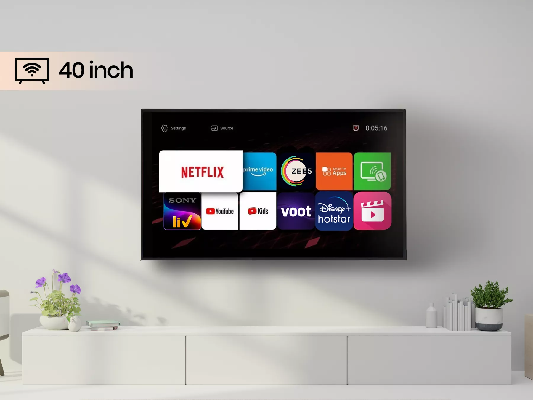 TV - 40 Inches Smart LED